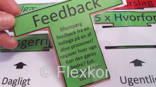 Et andet vigtigt T-kort til en leder - at starte den nødvendige feedback-kultur for fjernelse af spild