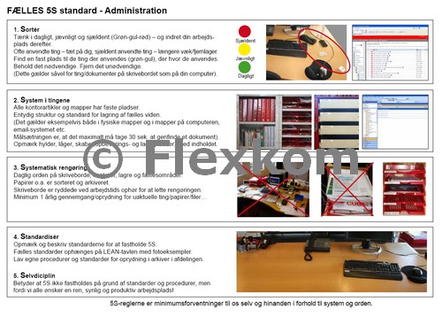 5S standard Lean Administration